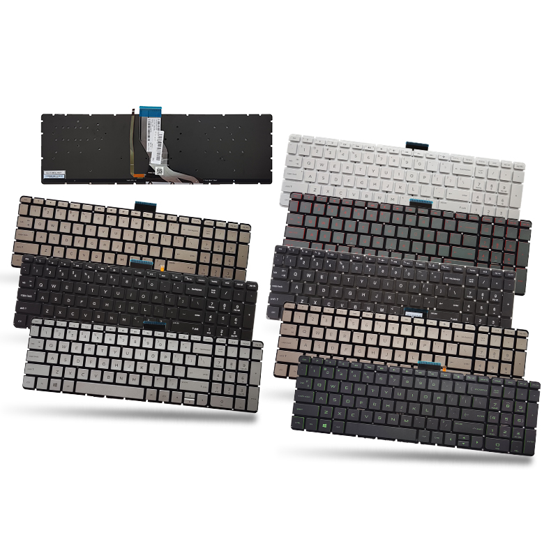 Gaming Keyboard E Yooso - Tastiera americana per HP Pavilion 15-ab500