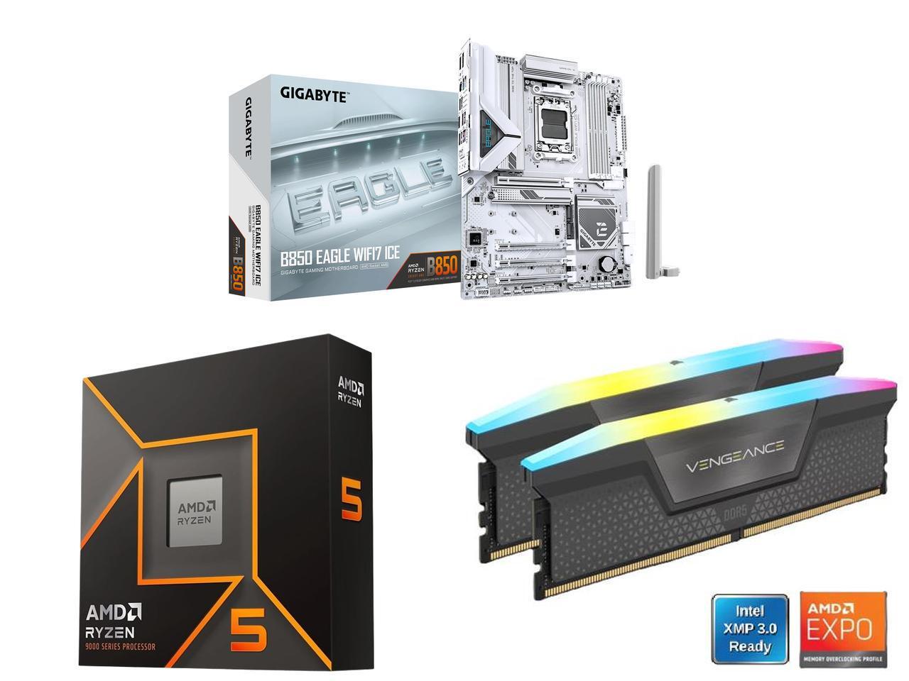 Corsair Ram Vengeance 16Gb - Scheda madre GIGABYTE B850 EAGLE WIFI7