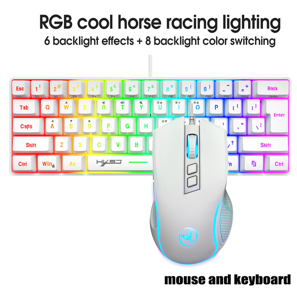 Gaming Keyboard Bundle - Kit Tastiera e Mouse da Gaming,