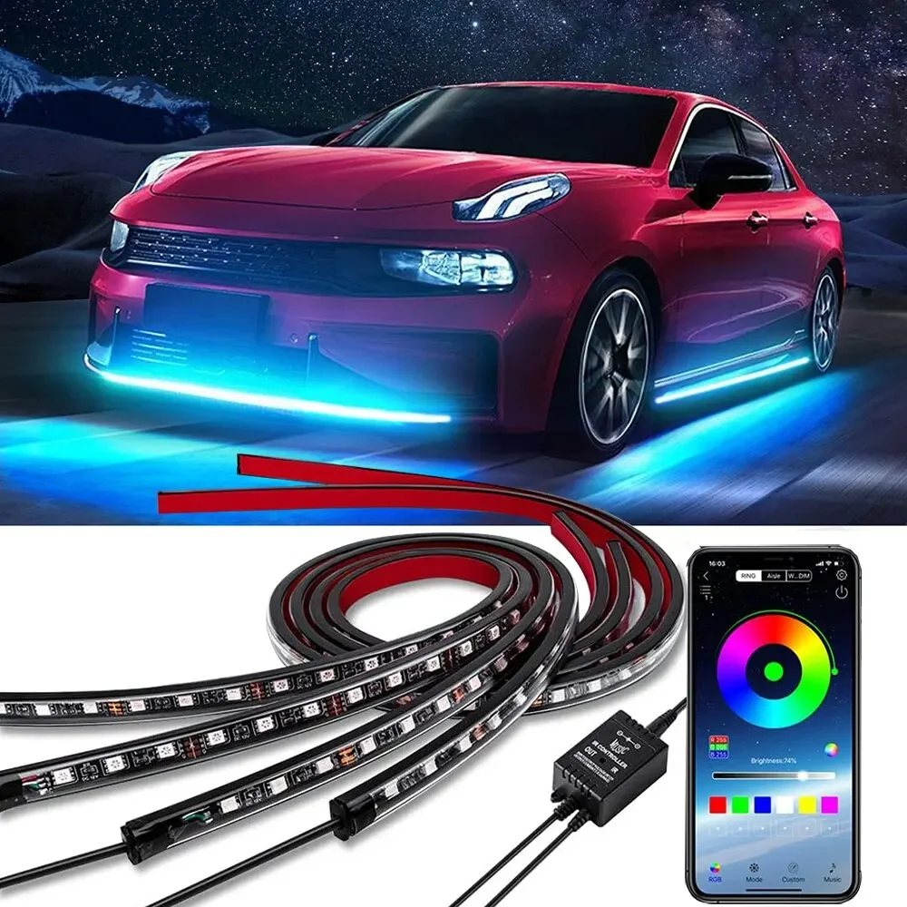 Rgb Underglow Strip - Neon LED RGB Luce inferiore sottosmalto