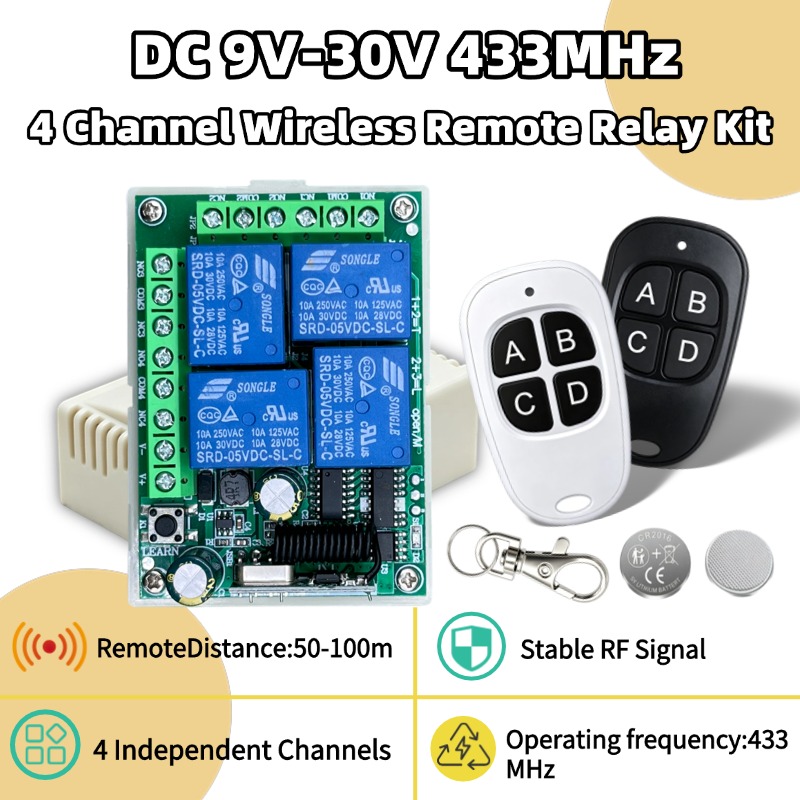 Switch Opener Tool - Telecomando Universale Wireless 433MHz, Modulo Ricevitore