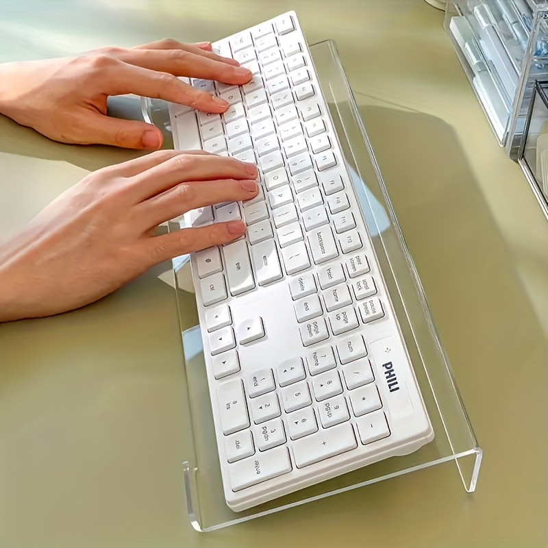 Gaming Keyboard Brand - Supporto per tastiera in acrilico, organizer