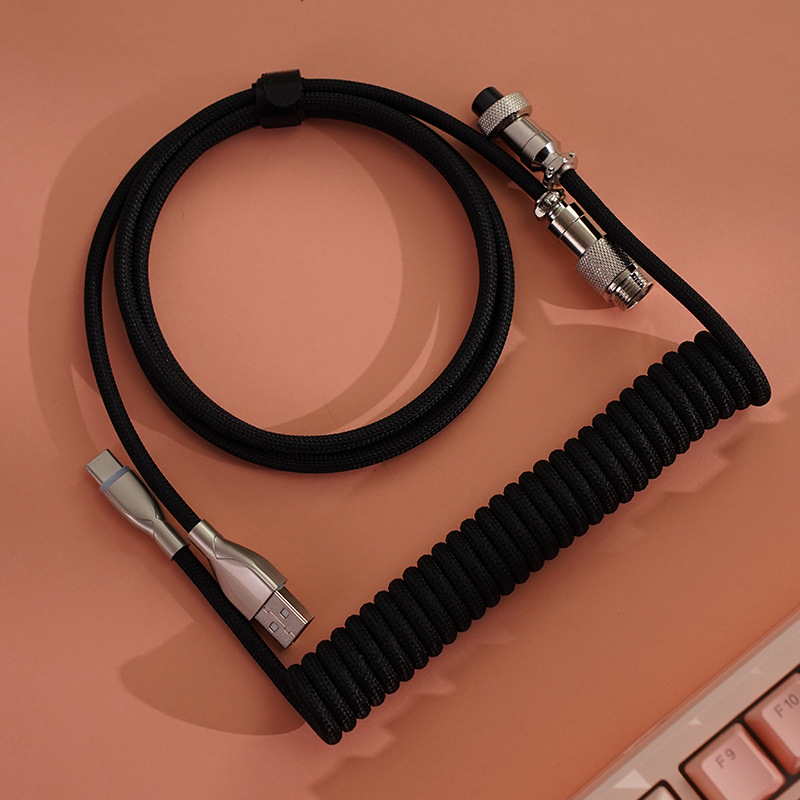 Gaming Keyboard Brand - Cavo USB Type-C Aviator a spirale
