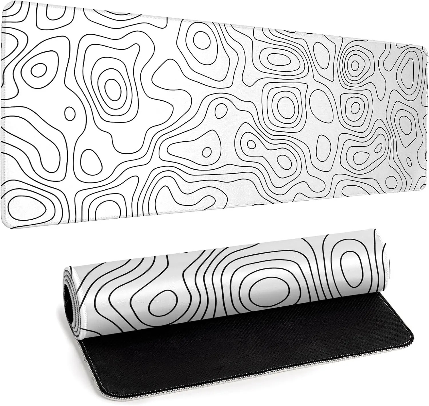 Gaming Keyboard High Ground - Tappetino per Mouse in Gomma Bianca