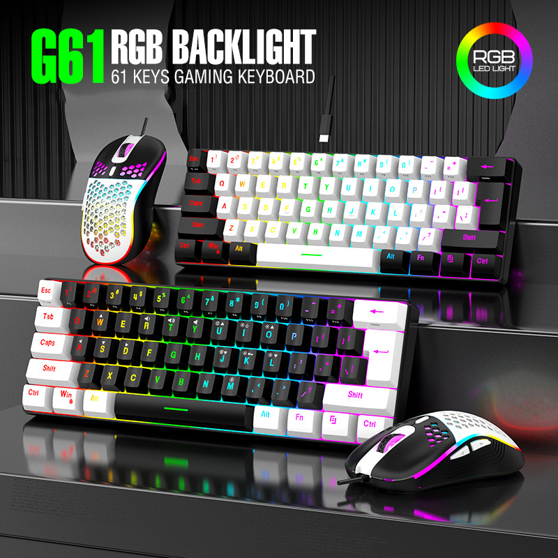 Gaming Keyboard Mouse And Headset Combo - Set Tastiera e Mouse Gaming RGB