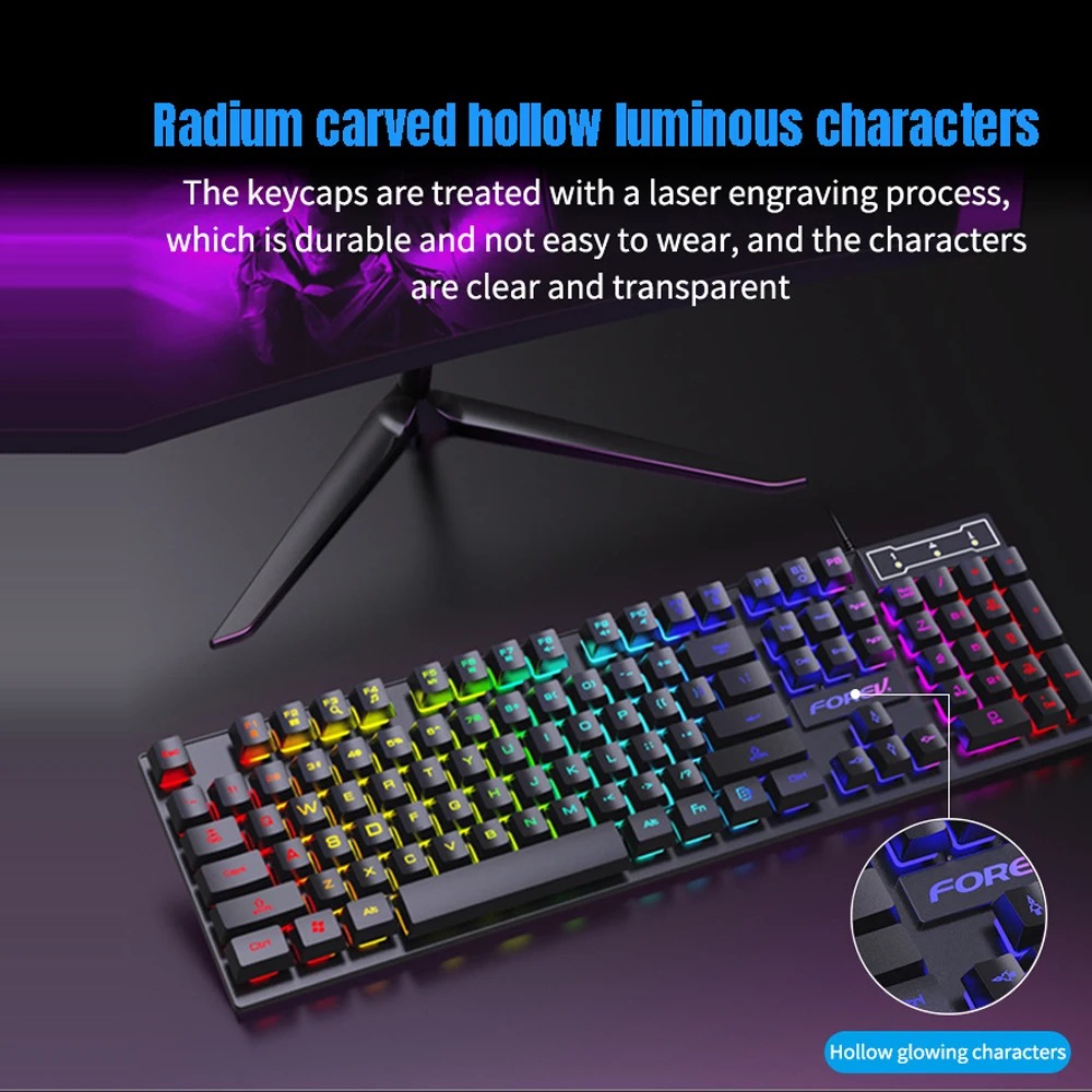 Tastiera Cablata 104 Tasti RGB - Gaming Keyboard Budget recensione e prezzo