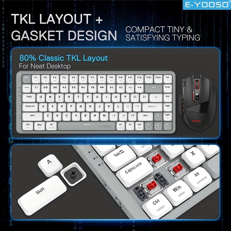 Tastiera meccanica E-YOOSO Tri - Gaming Keyboard E Yooso recensione e prezzo