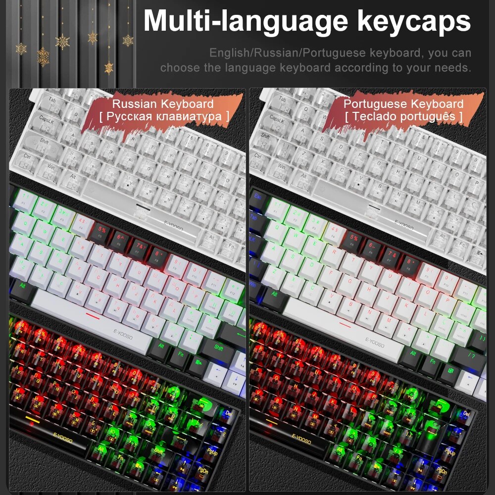 E-YOOSO Z686 USB Mini Slim tas - Gaming Keyboard E Yooso recensione e prezzo