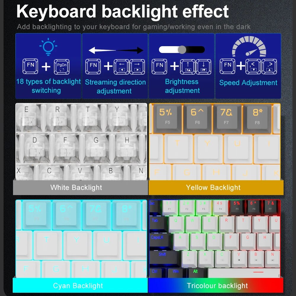 E-YOOSO Z686 USB Mini Slim tas - Gaming Keyboard E Yooso recensione e prezzo