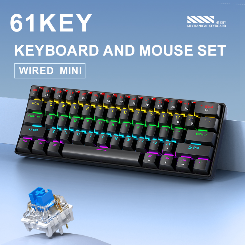 APAYADO K61 Mini tastiera mecc - Gaming Keyboard Mouse And Headset Combo recensione e prezzo