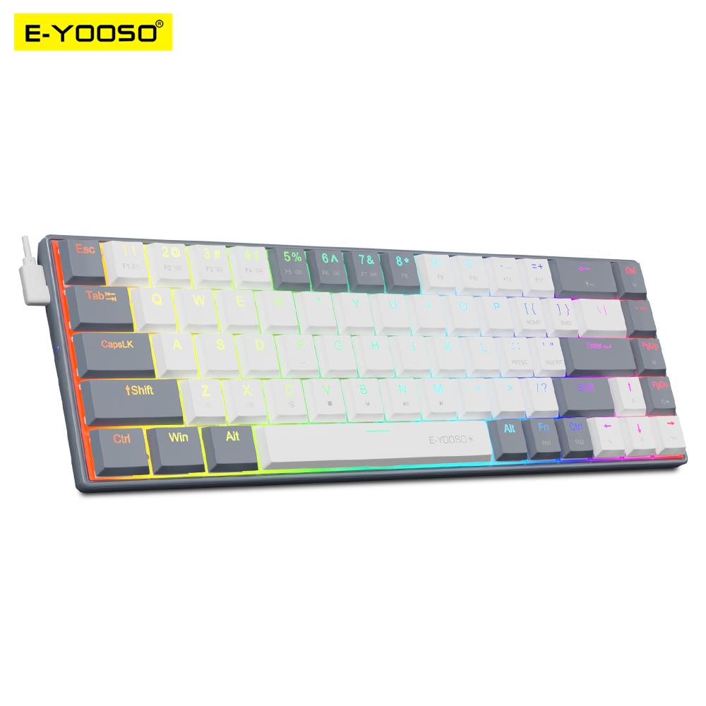 E-YOOSO A68 RGB Mini Slim USB  - Gaming Keyboard E Yooso recensione e prezzo