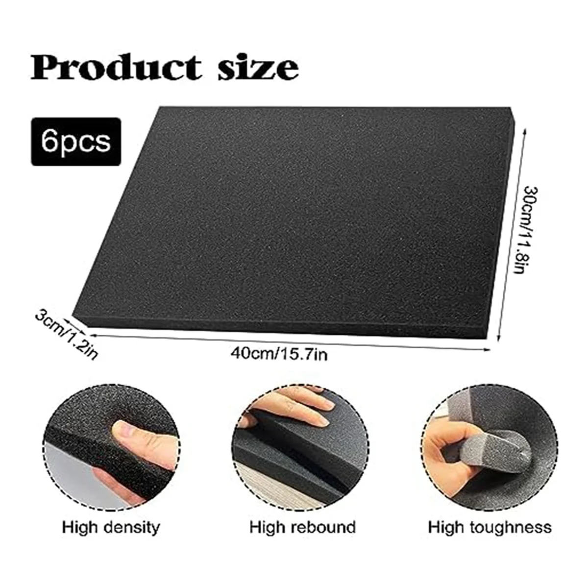 6 Pezzi di Fogli in Schiuma Po - Polyurethane Foam Sheet recensione e prezzo