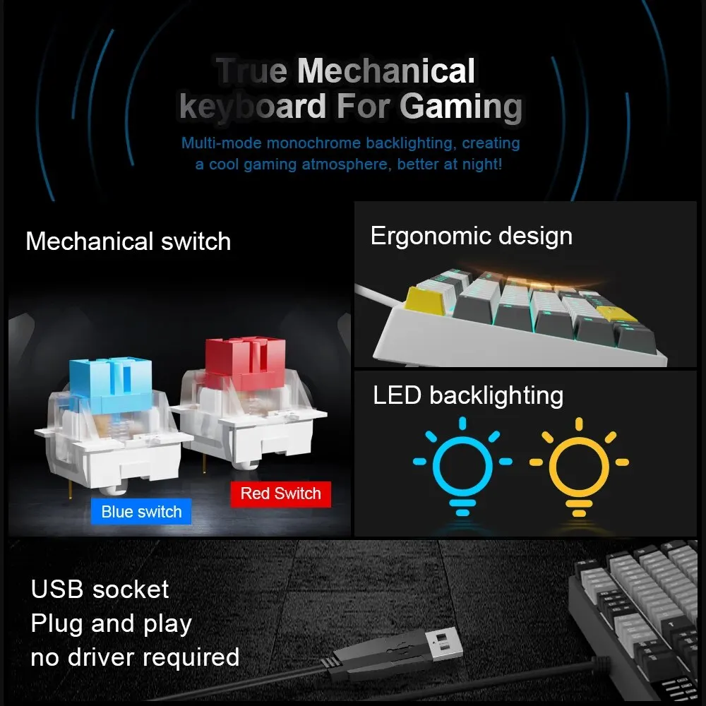 E-YOOSO Z14 Tastiera da gioco  - Gaming Keyboard E Yooso recensione e prezzo