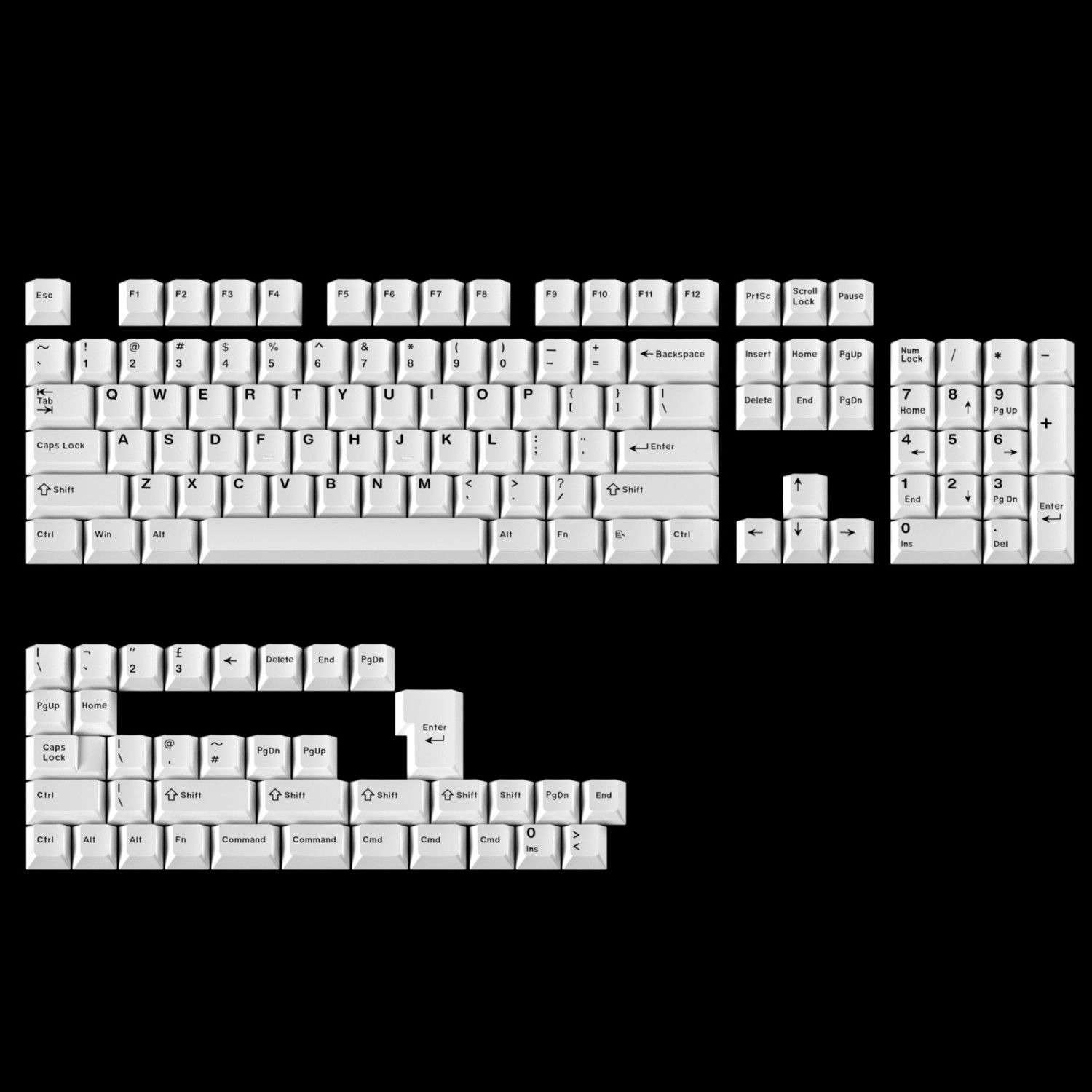 Set Completo di Tasti Minimali - Gaming Keyboard Bundle recensione e prezzo