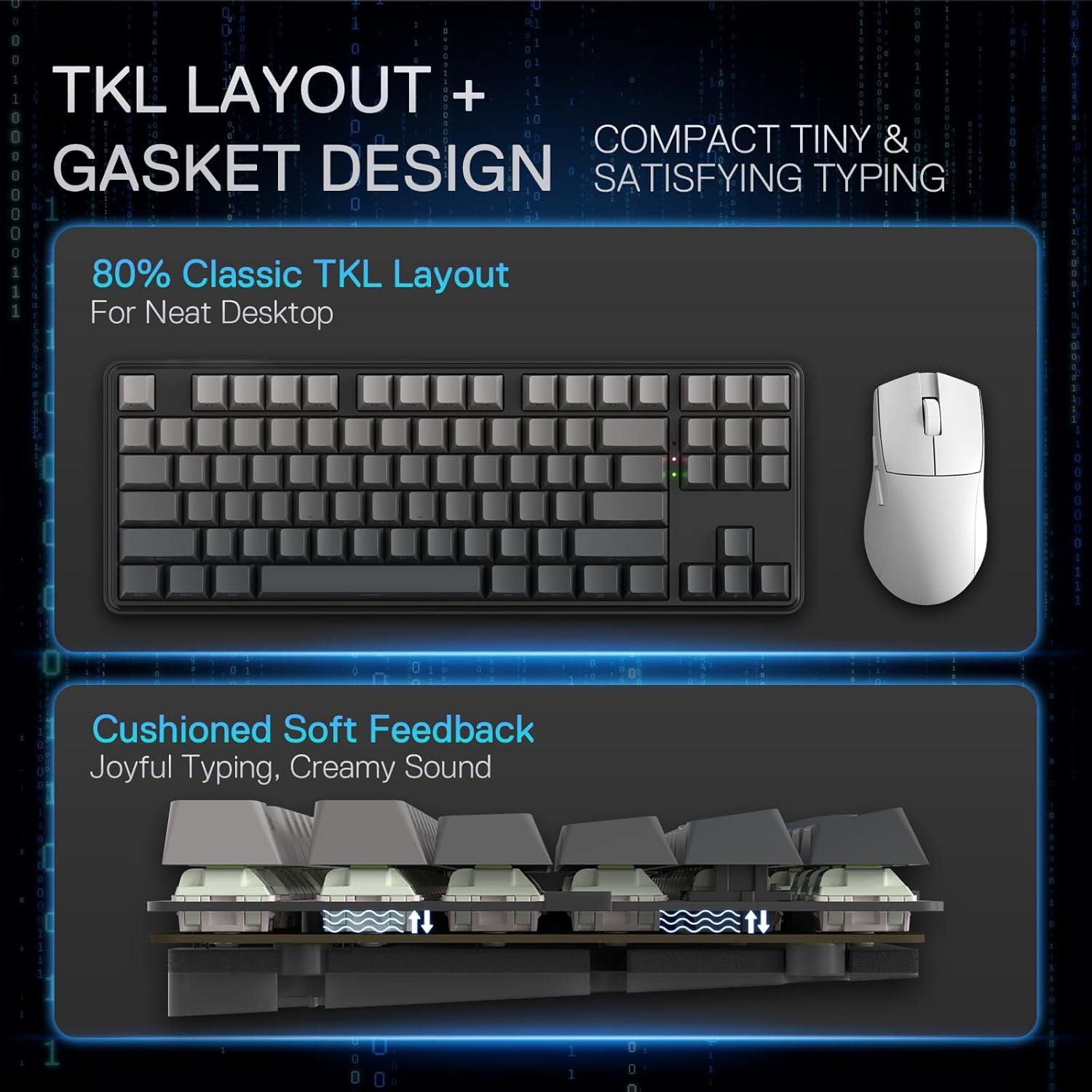 Redragon K707 PRO GB 80% Guarn - Gaming Keyboard No Noise recensione e prezzo
