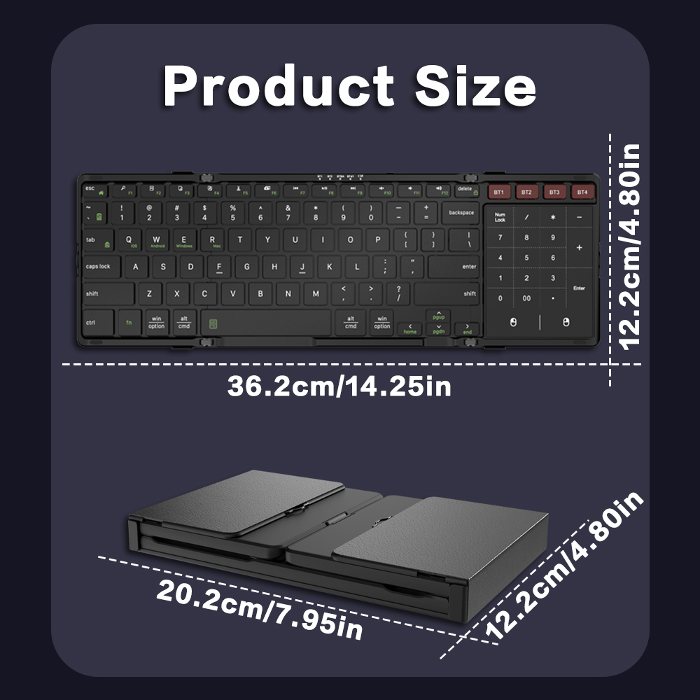 Tastiera Bluetooth pieghevole  - Gaming Keyboard Budget recensione e prezzo