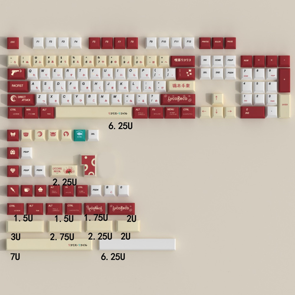 Lycoris Recoil Anime PBT Keyca - Gaming Keyboard Brand recensione e prezzo