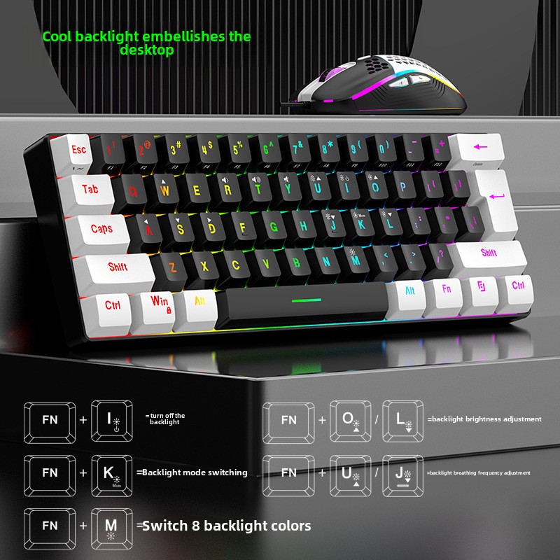 Set Tastiera e Mouse Gaming RG - Gaming Keyboard Mouse And Headset Combo recensione e prezzo